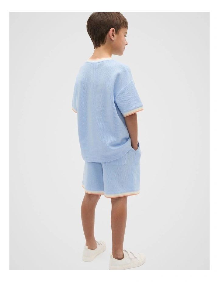 Trophy Sports Polo in Luna Blue image 2