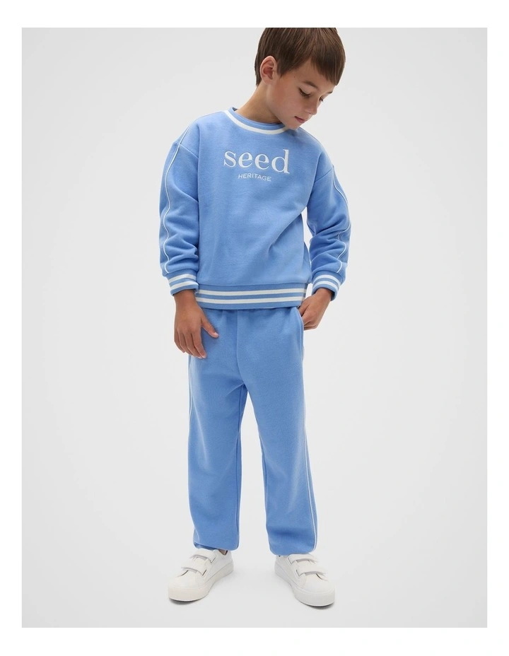 Core Track Pant in Celestial Blue image 3