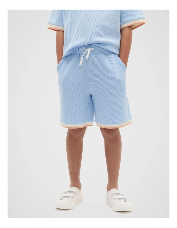 Longline Sports Short in Luna Blue image 1