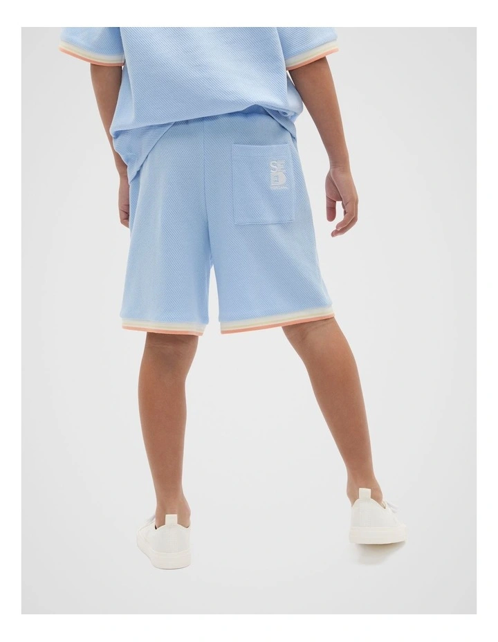 Longline Sports Short in Luna Blue image 2