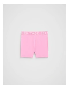 Core Logo Bike Short in Candy Pink