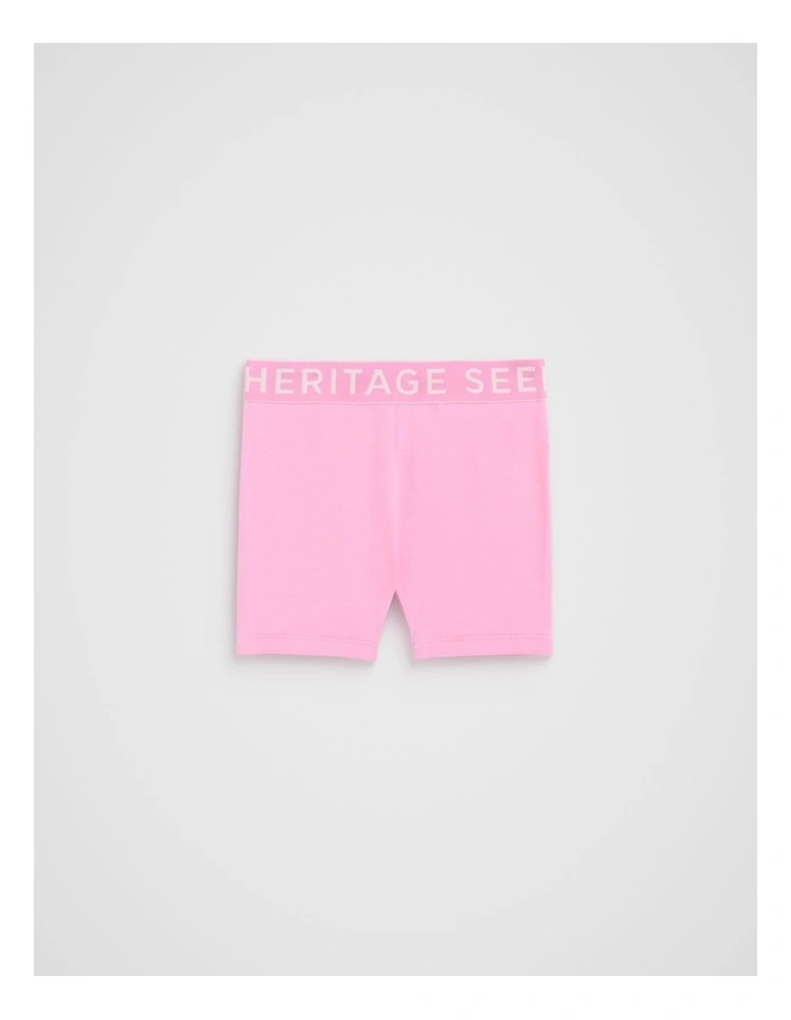 Core Logo Bike Short in Candy Pink image 1