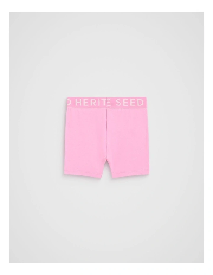 Core Logo Bike Short in Candy Pink image 2