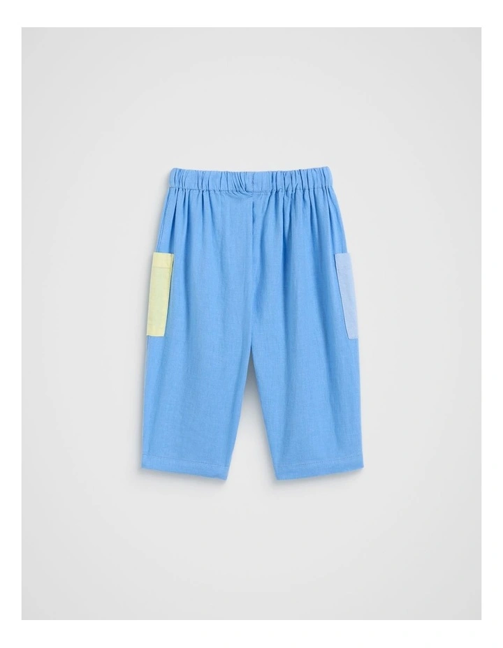 Contrast Pocket Pant in Celestial Blue image 2