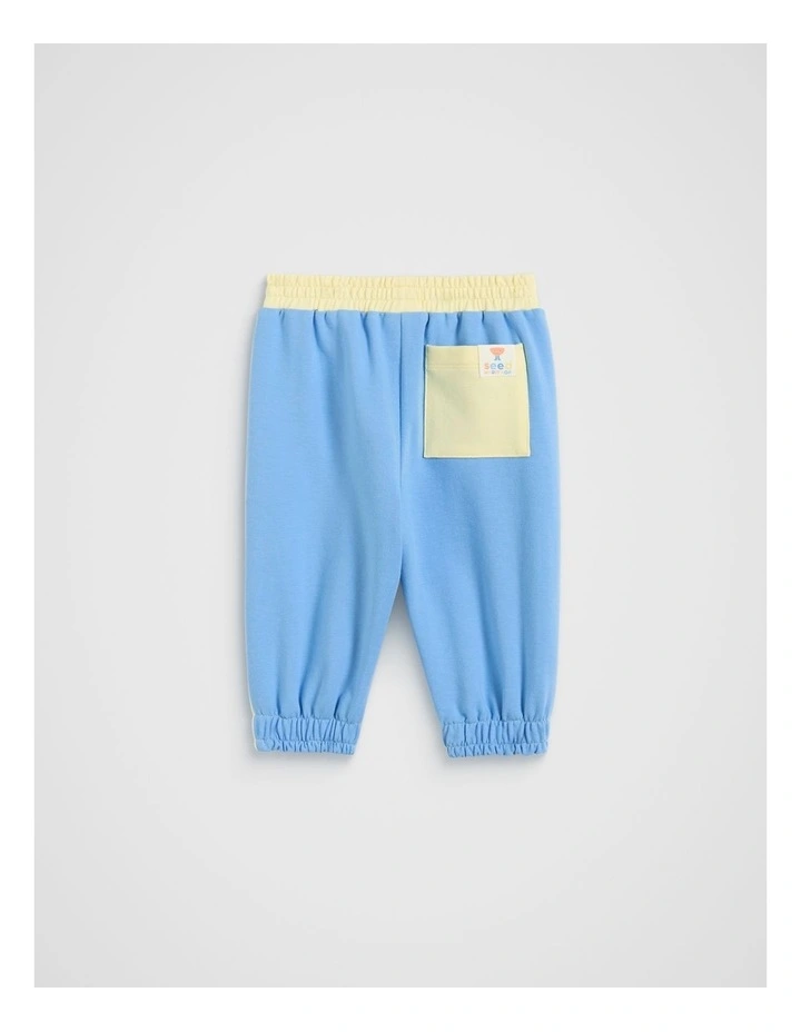 Colourblock Track Pant in Multi image 2