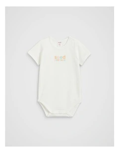 Multi Logo Bodysuit in Canvas