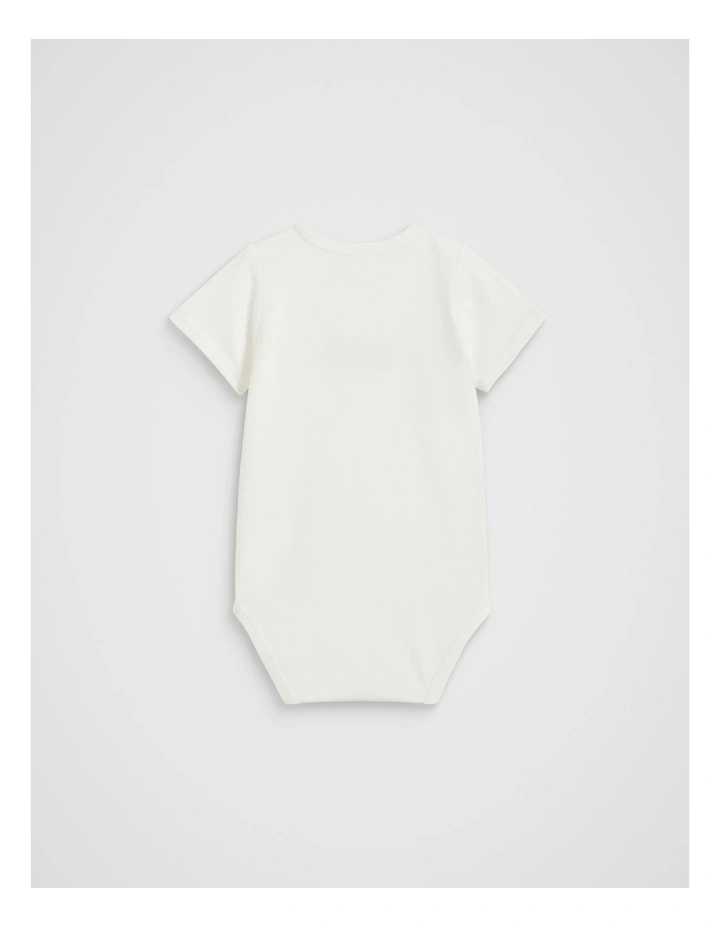 Multi Logo Bodysuit in Canvas image 2