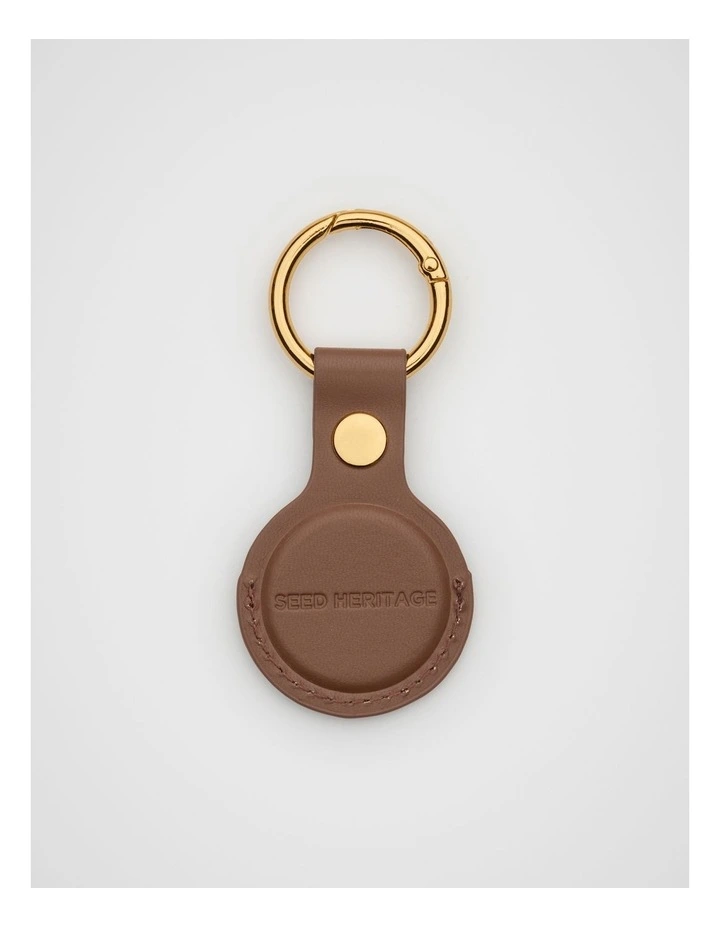 Air Tag Holder in Deep Tan image 1