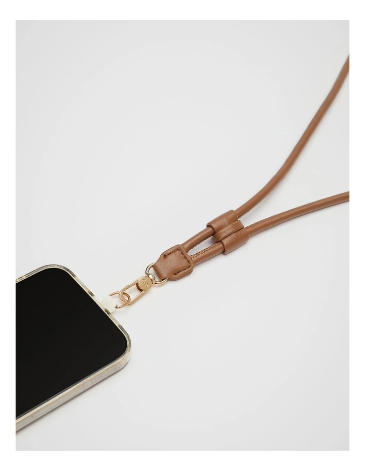 Phone Strap in Deep Tan image 2