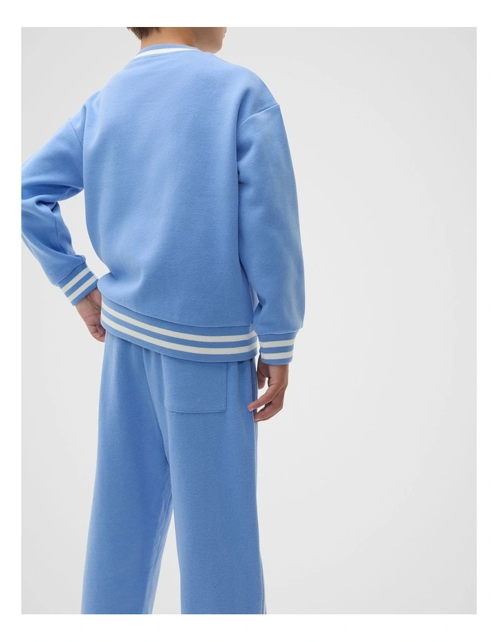 Core Logo Sweat Top in Celestial Blue image 2