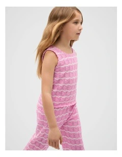 Crochet Top in Candy Pink