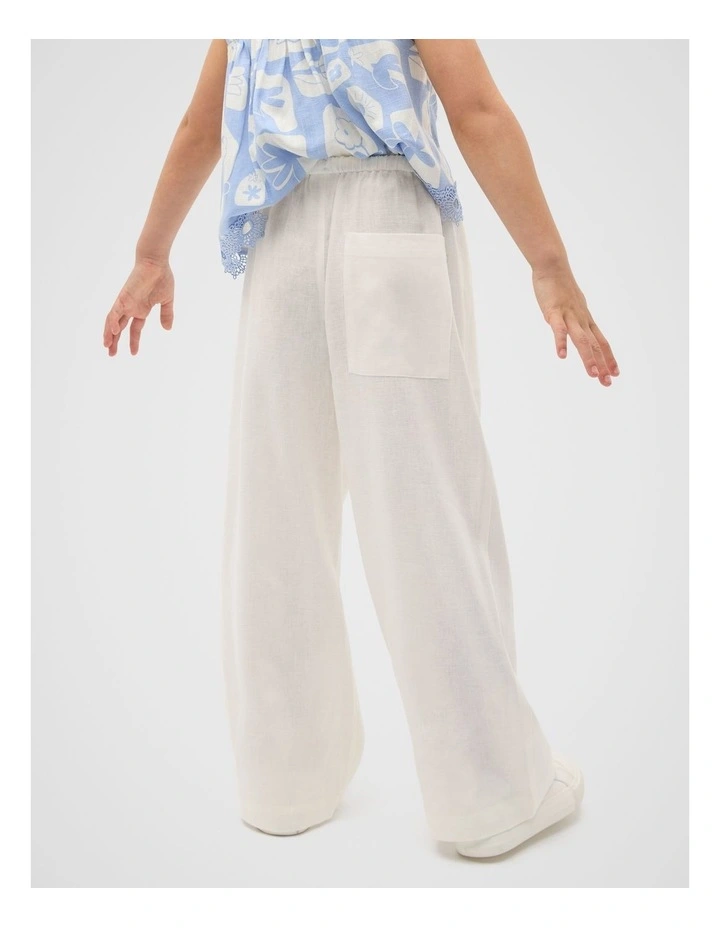 Straight Pull On Pant in Canvas image 2