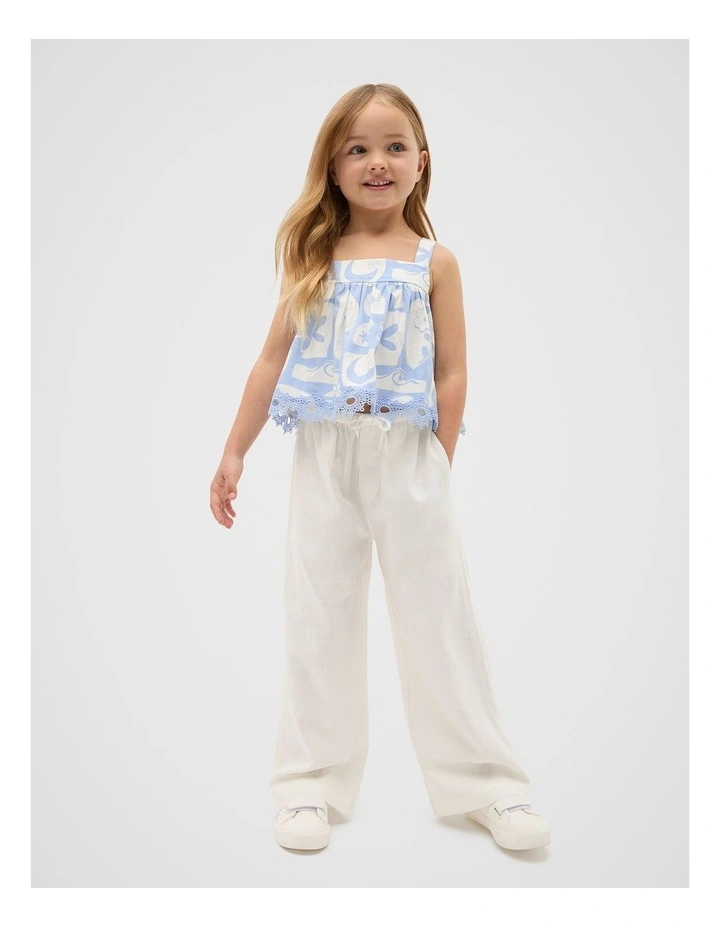 Straight Pull On Pant in Canvas image 3