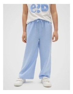Straight Pull On Pant in Luna Blue
