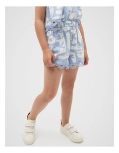 Riviera Short in Luna Blue