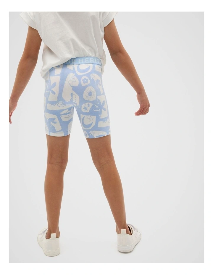 Riviera Bike Short in Luna Blue image 2
