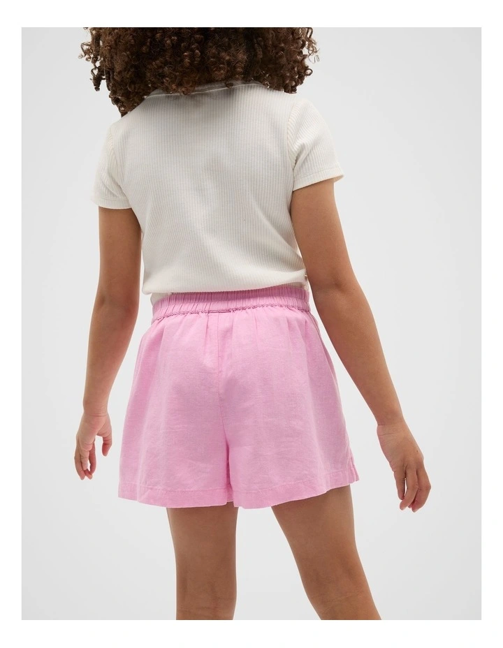 Button Skort in Candy Pink image 2
