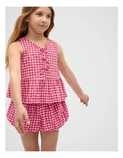 Gingham Top in Pink