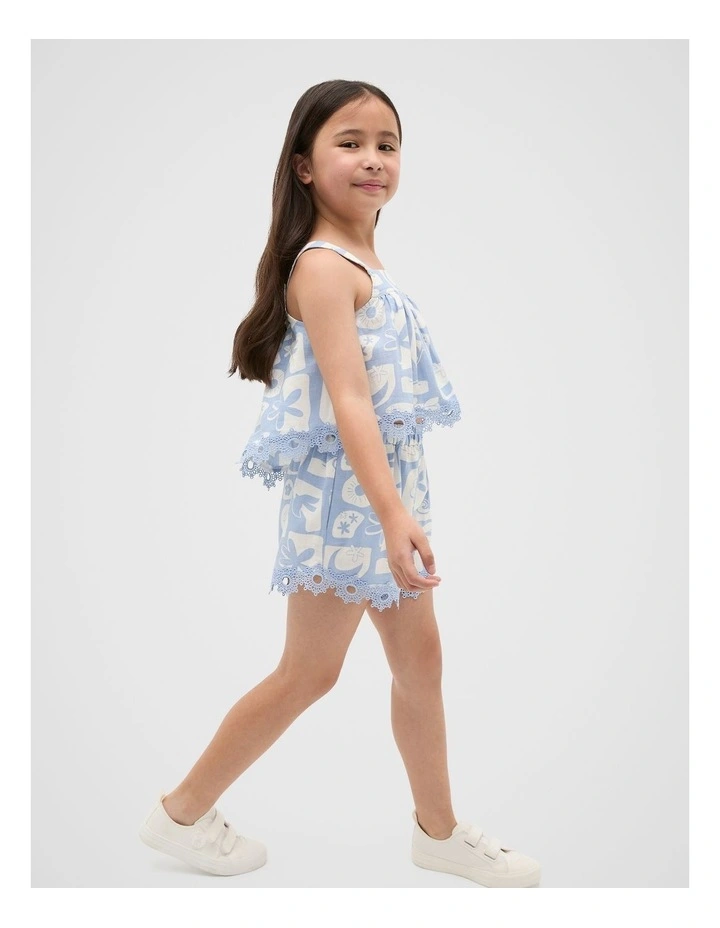 Riviera Top in Luna Blue image 3