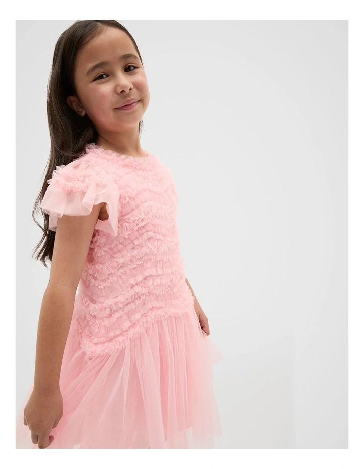 Tulle Ruffle Dress in Cupcake image 3