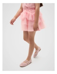 Tulle Ruffle Skirt in Cupcake