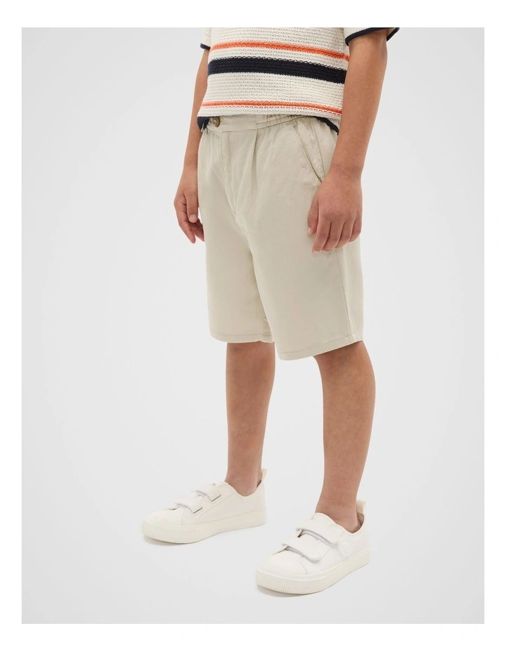 Slant Pocket Short in Cool Stone image 1