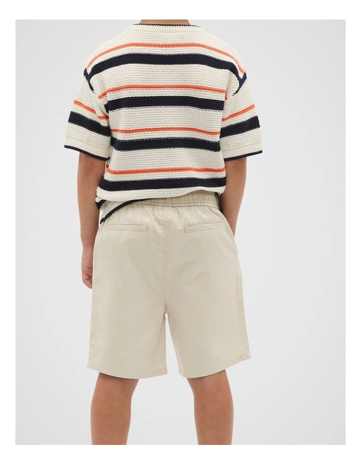 Slant Pocket Short in Cool Stone image 2