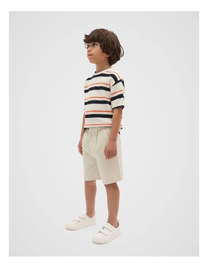 Slant Pocket Short in Cool Stone image 3