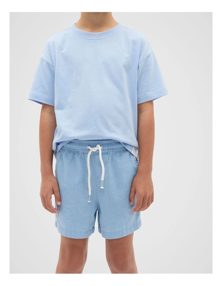 Core Logo Short in Chambray image 1