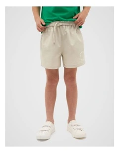 Core Garment Dye Short in Cool Stone