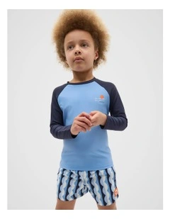 Wave Rashvest in Celestial Blue