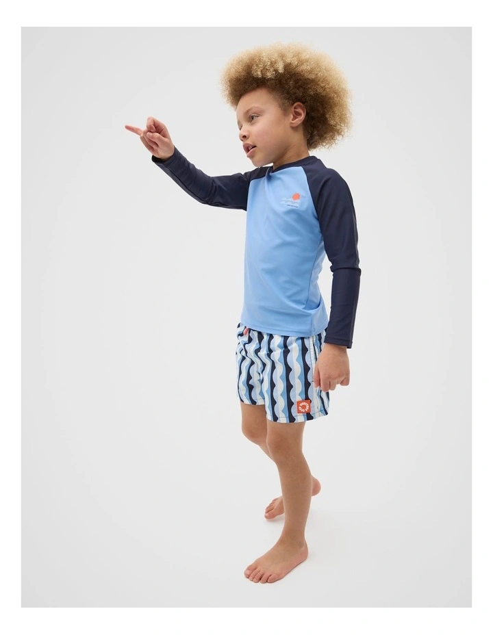 Wave Boardshort in Midnight Blue image 3