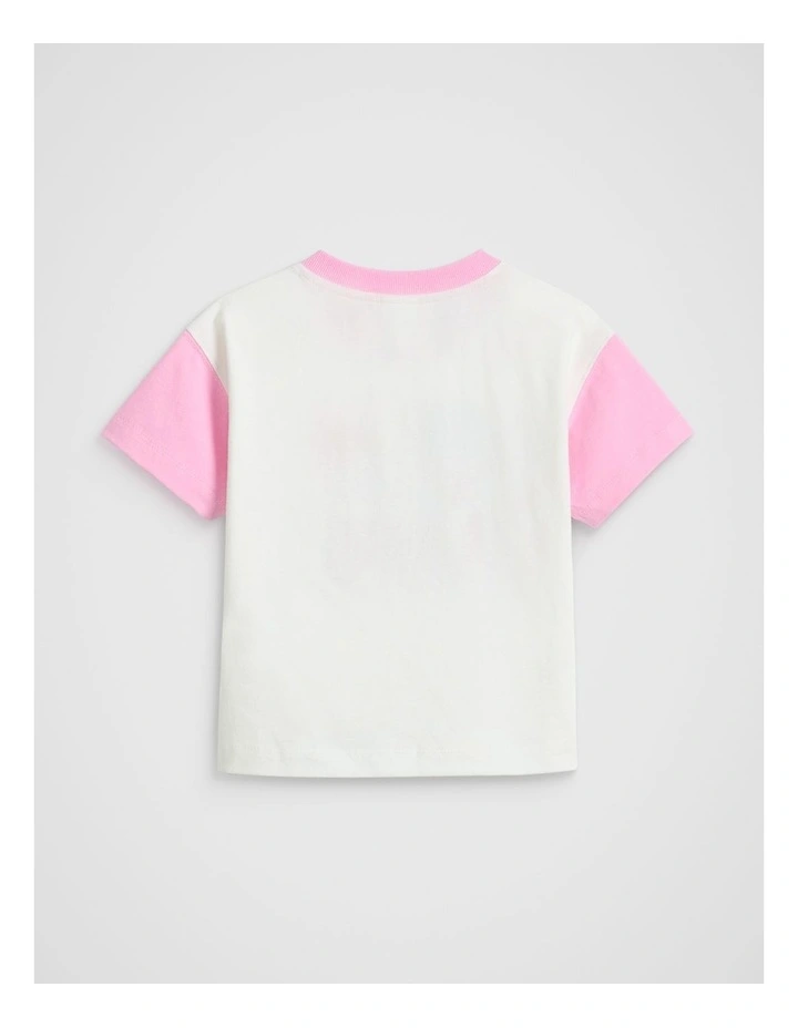 Floral Tee in Canvas image 2