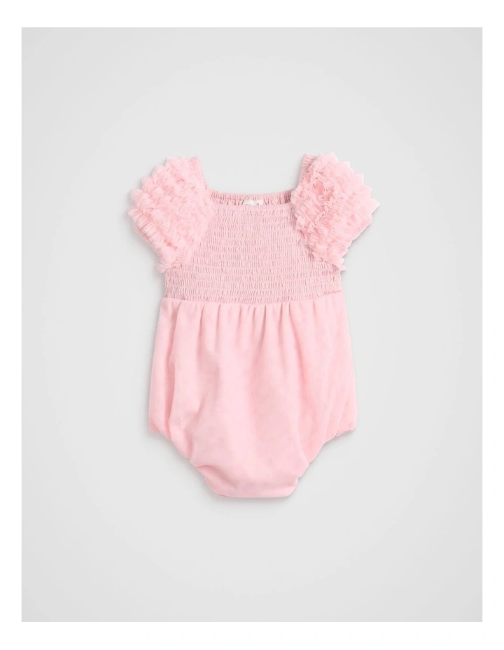 Tulle Bubble Romper in Cupcake image 1