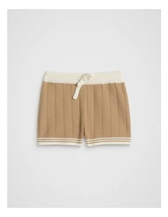 Knit Short in Biscotti