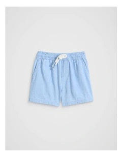 Core Logo Short in Chambray