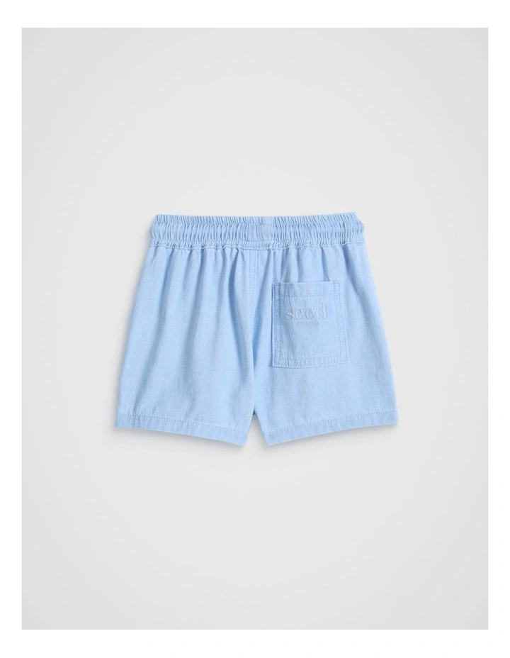 Core Logo Short in Chambray image 2