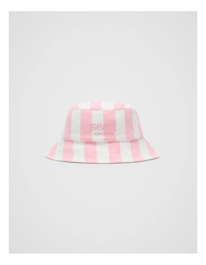 Stripe Logo Hat in Bubblegum image 1