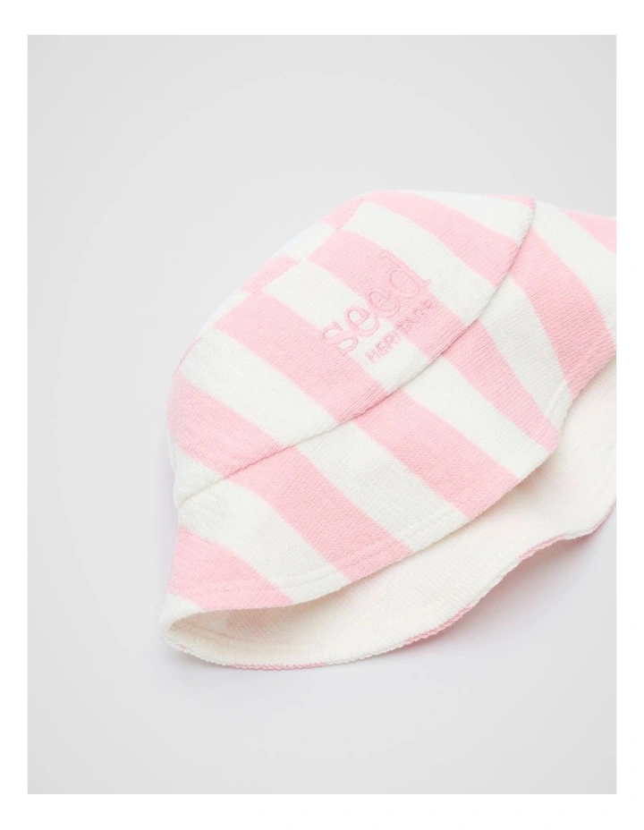 Stripe Logo Hat in Bubblegum image 2