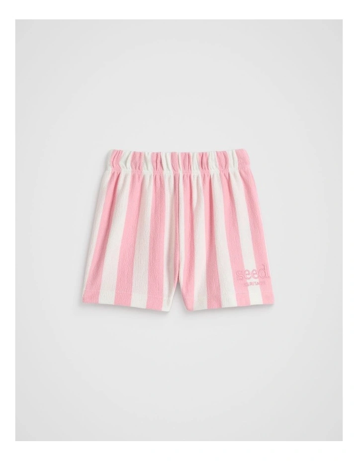 Stripe Logo Short in Bubblegum image 1