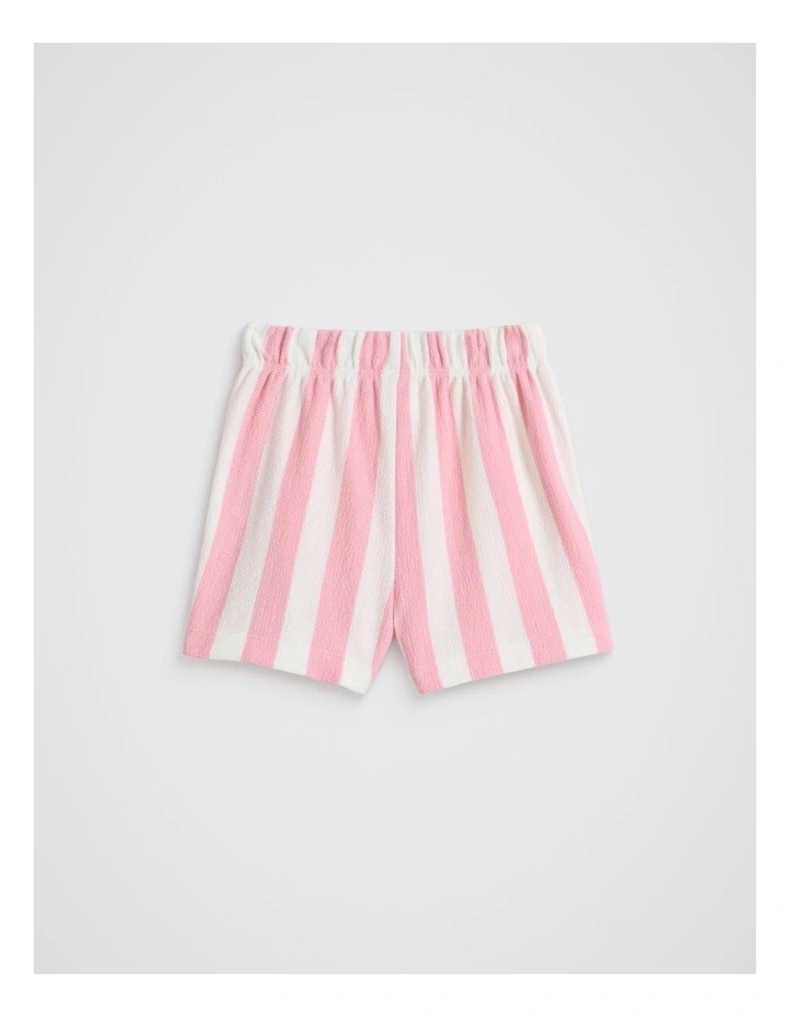 Stripe Logo Short in Bubblegum image 2