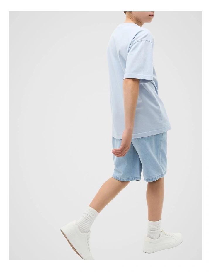 Garment Dye Tee in Sky image 2