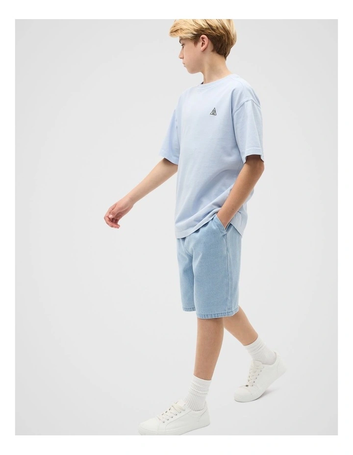 Garment Dye Tee in Sky image 3