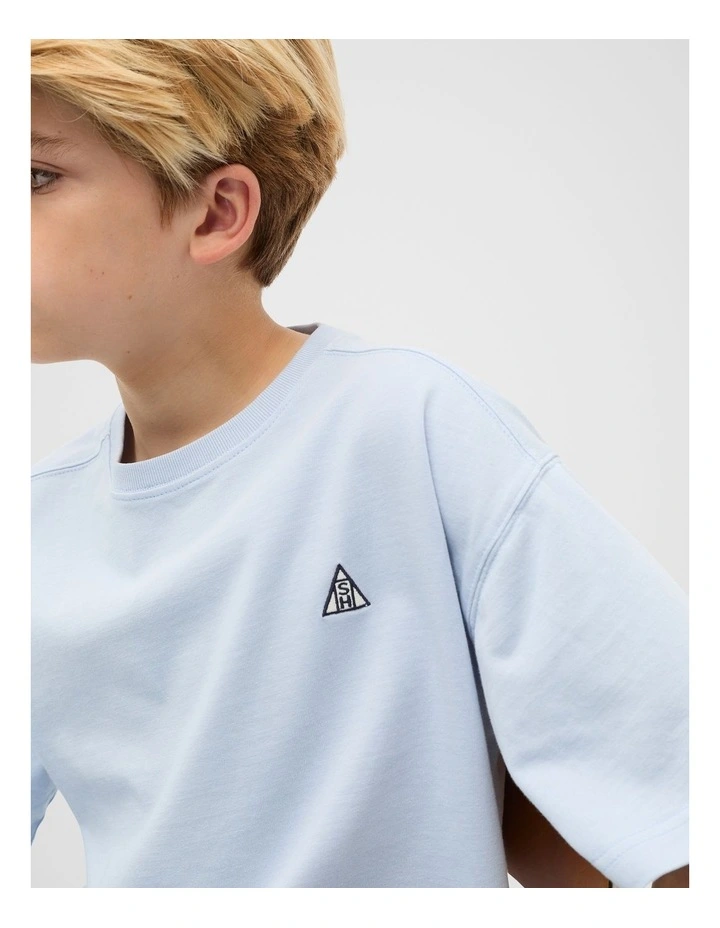 Garment Dye Tee in Sky image 4