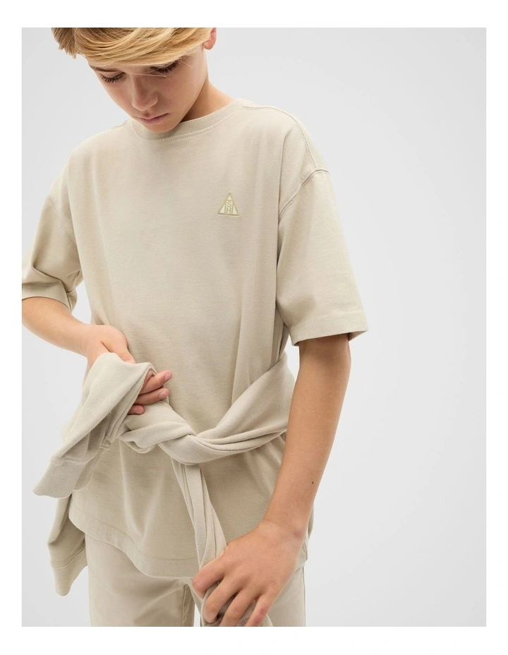 Garment Dye Tee in Cool Stone image 1