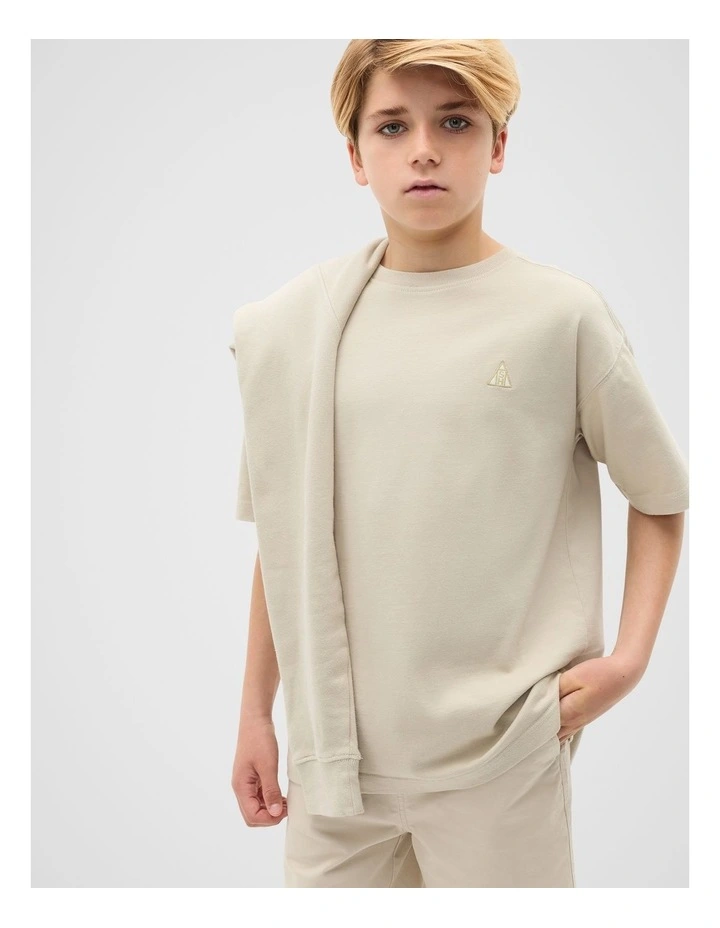 Garment Dye Tee in Cool Stone image 4