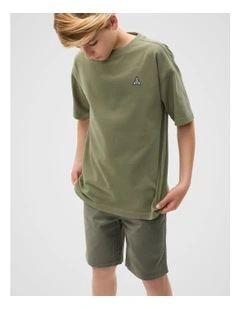 Garment Dye Tee in Vintage Khaki