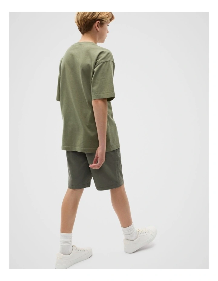 Garment Dye Tee in Vintage Khaki image 2