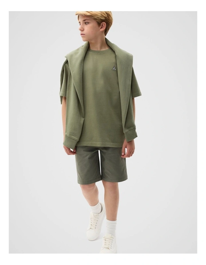 Garment Dye Tee in Vintage Khaki image 4