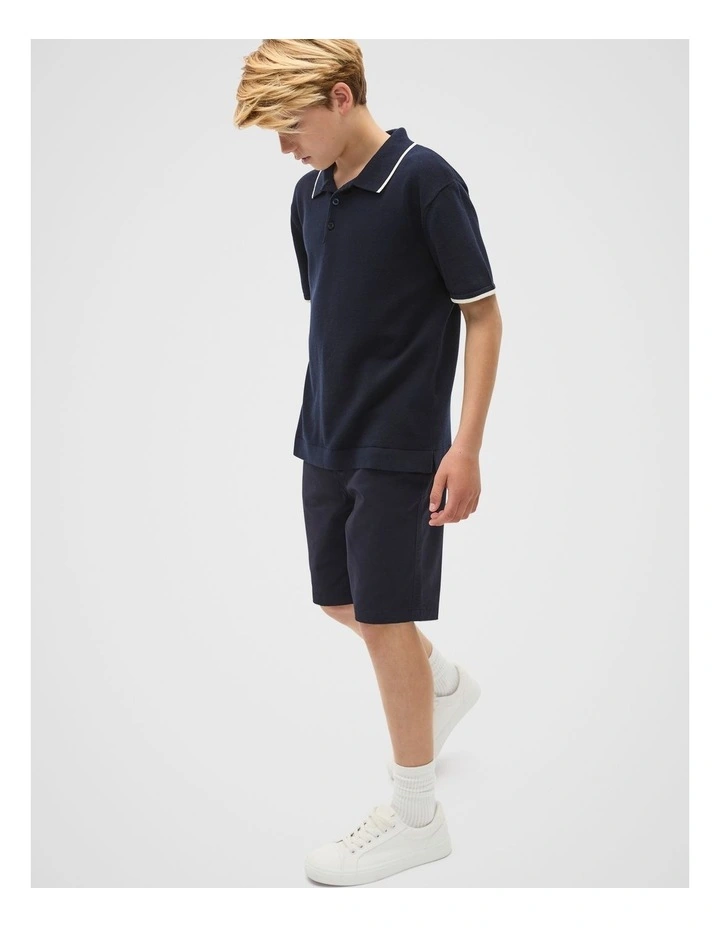 Chino Shorts in Midnight Blue image 4